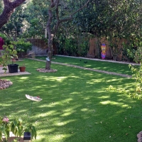 Fake Grass Golf Illinois Landscape Back Yard