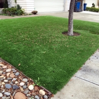 Synthetic Grass Schererville Indiana Landscape Back Yard