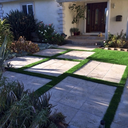 Artificial Turf Flossmoor Illinois Landscape Front Yard