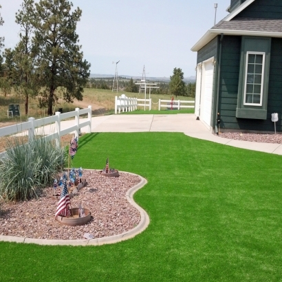 Fake Grass Midlothian Illinois Landscape Front Yard