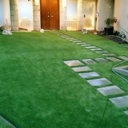 Synthetic Grass East Hazel Crest Illinois Lawn Front Yard