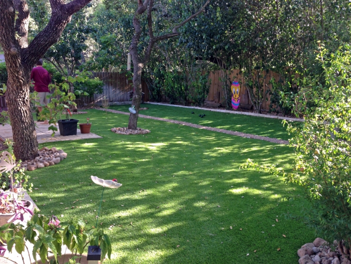 Fake Grass Golf Illinois Landscape Back Yard