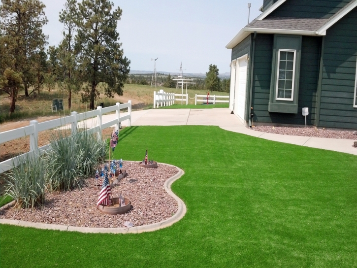 Fake Grass Midlothian Illinois Landscape Front Yard