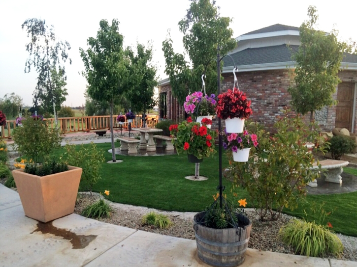 Synthetic Grass Bridgeview Illinois Landscape Back Yard