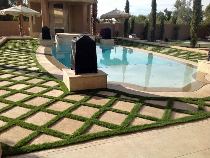 Synthetic Turf Addison Illinois Landscape Pavers Back Yard